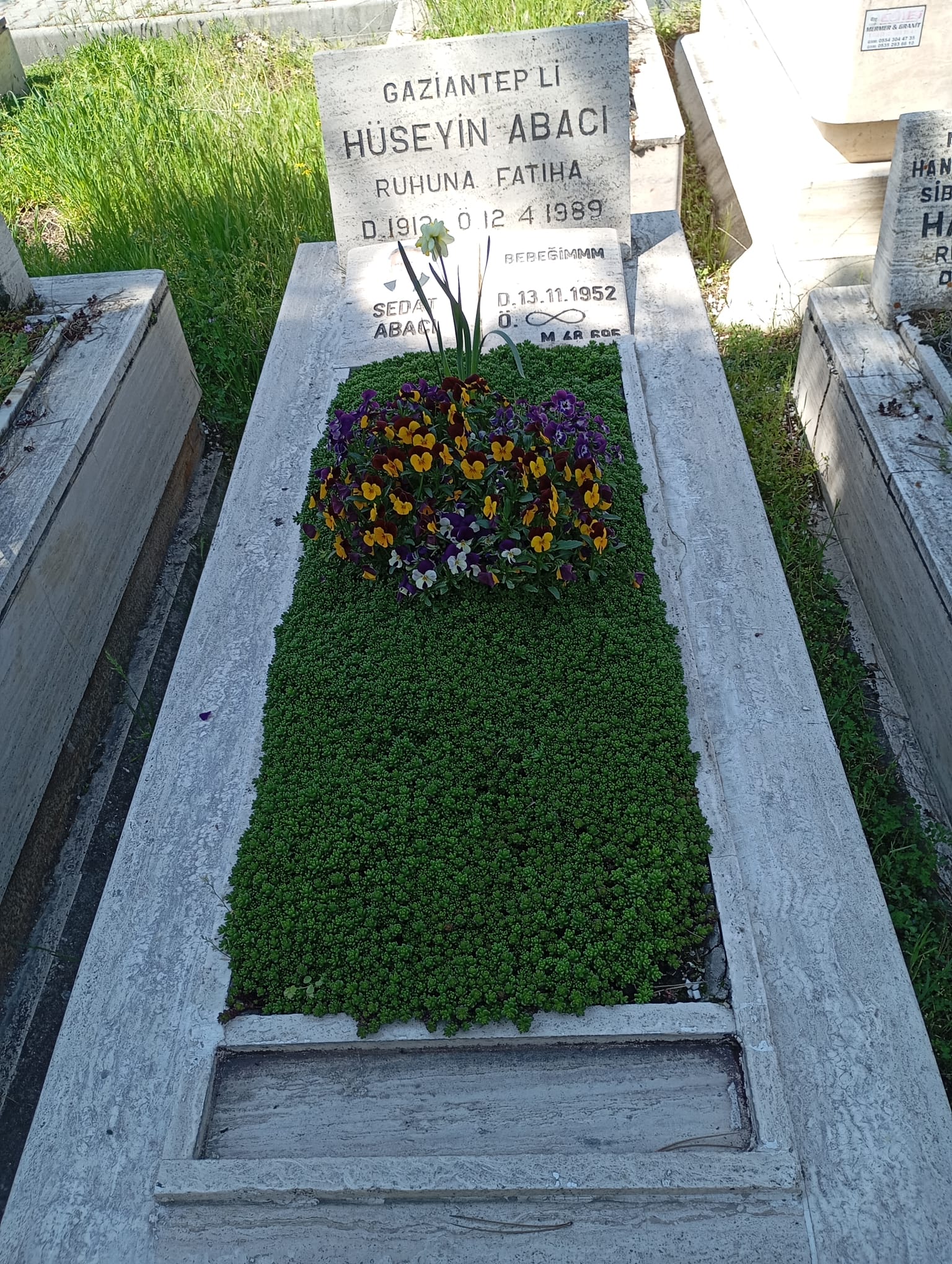 Karşıyaka mezarlığı toprak yenileme