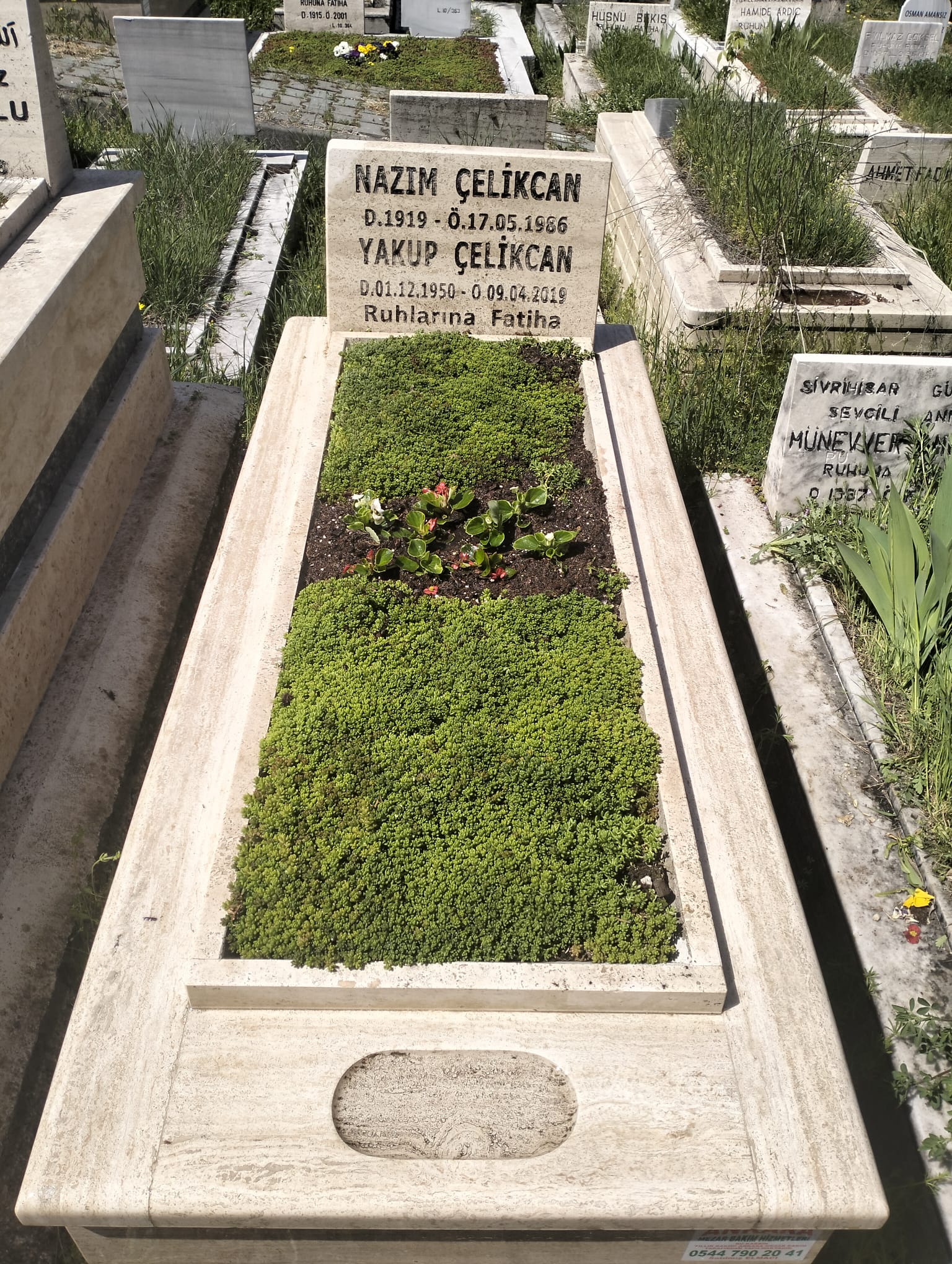 Mezar temizliği öncesi sonrası Ankara